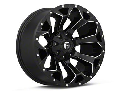 Fuel Wheels Assault Satin Black Milled 5-Lug Wheel; 20x10; -18mm Offset (05-11 Dakota)