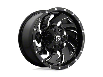 Fuel Wheels Cleaver Gloss Black Milled 5-Lug Wheel; 22x12; -44mm Offset (87-90 Dakota)