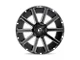 Fuel Wheels Contra Gloss Black Milled 5-Lug Wheel; 24x12; -44mm Offset (05-11 Dakota)