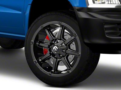 Fuel Wheels Coupler Gloss Black 5-Lug Wheel; 20x9; 20mm Offset (05-11 Dakota)