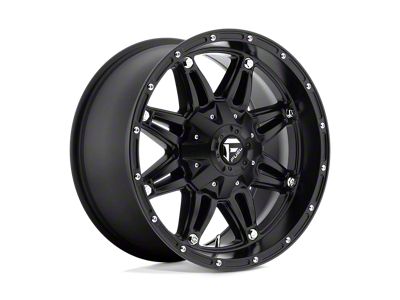 Fuel Wheels Hostage Matte Black 5-Lug Wheel; 17x8.5; 14mm Offset (87-90 Dakota)