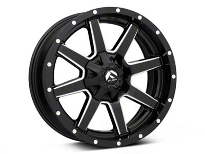 Fuel Wheels Maverick Gloss Black Milled 5-Lug Wheel; 20x9; 1mm Offset (05-11 Dakota)