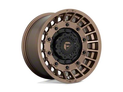 Fuel Wheels Militia Matte Bronze and Black 5-Lug Wheel; 17x9; -12mm Offset (87-90 Dakota)