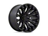 Fuel Wheels Quake Blackout 5-Lug Wheel; 20x9; 1mm Offset (87-90 Dakota)