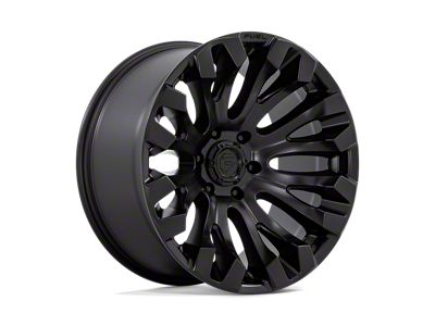 Fuel Wheels Quake Blackout 5-Lug Wheel; 20x9; 1mm Offset (87-90 Dakota)