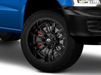 Fuel Wheels Sledge Gloss Black Milled 5-Lug Wheel; 20x10; -18mm Offset (05-11 Dakota)