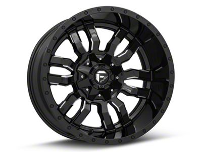 Fuel Wheels Sledge Gloss Black Milled 5-Lug Wheel; 20x12; -44mm Offset (05-11 Dakota)