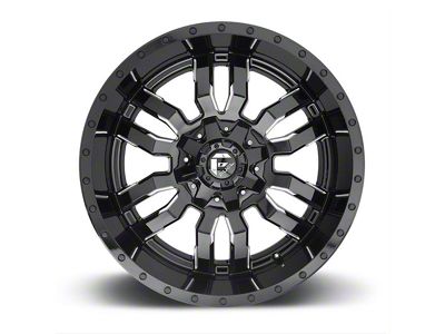 Fuel Wheels Sledge Gloss Black Milled 5-Lug Wheel; 20x9; 20mm Offset (05-11 Dakota)