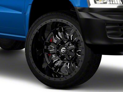 Fuel Wheels Sledge Gloss Black Milled 5-Lug Wheel; 22x12; -44mm Offset (05-11 Dakota)