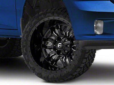 Fuel Wheels Sledge Gloss Black Milled 5-Lug Wheel; 22x12; -44mm Offset (05-11 Dakota)
