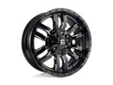 Fuel Wheels Sledge Gloss Black Milled 5-Lug Wheel; 20x9; 1mm Offset (87-90 Dakota)