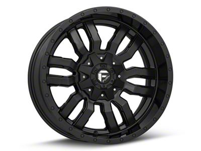 Fuel Wheels Sledge Matte Black 5-Lug Wheel; 20x10; -18mm Offset (05-11 Dakota)
