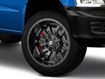 Fuel Wheels Sledge Matte Black 5-Lug Wheel; 20x9; 1mm Offset (05-11 Dakota)