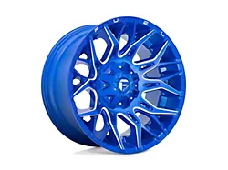 Fuel Wheels Twitch Anodized Blue Milled 5-Lug Wheel; 20x10; -18mm Offset (05-11 Dakota)