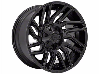 Fuel Wheels Typhoon Matte Black 5-Lug Wheel; 20x9; 1mm Offset (87-90 Dakota)