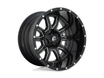 Fuel Wheels Vandal Gloss Black Milled 5-Lug Wheel; 20x12; -43mm Offset (87-90 Dakota)