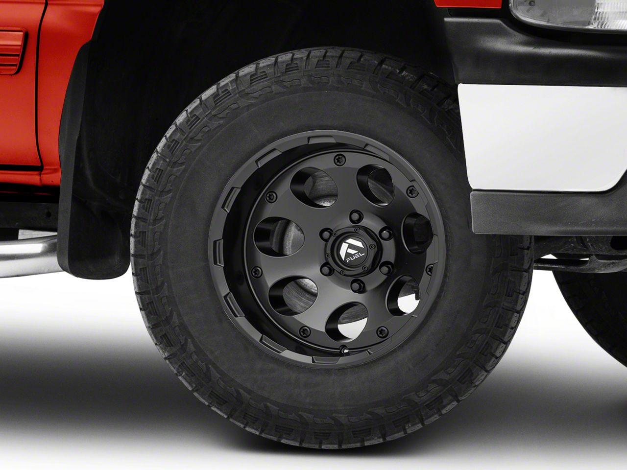 Fuel Wheels Silverado Enduro Matte Black 6Lug Wheel 17x9; 12mm