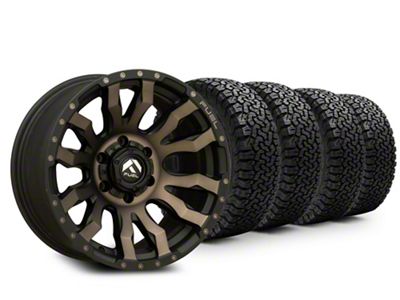 17x9 Fuel Wheels Blitz & 33in BF Goodrich All-Terrain T/A KO Tire Package (15-20 F-150)