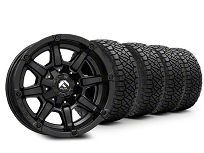 17x9 Fuel Wheels Coupler & 33in NITTO All-Terrain Ridge Grappler A/T Tire Package (15-20 F-150)