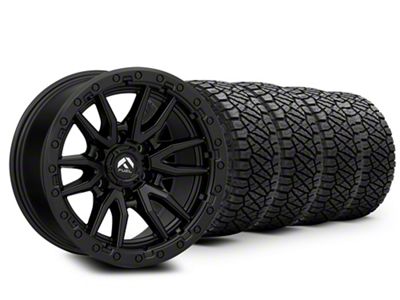20x9 Fuel Wheels Rebel & 33in NITTO All-Terrain Ridge Grappler A/T Tire Package (21-25 F-150)