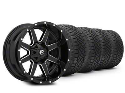 20x10 Fuel Wheels Maverick & 33in NITTO All-Terrain Ridge Grappler A/T Tire Package (09-14 F-150)