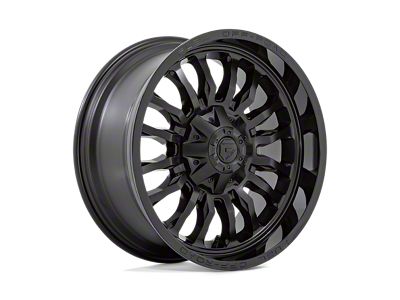 Fuel Wheels Arc Matte Black with Gloss Black Lip 6-Lug Wheel; 20x9; 1mm Offset (21-25 F-150)