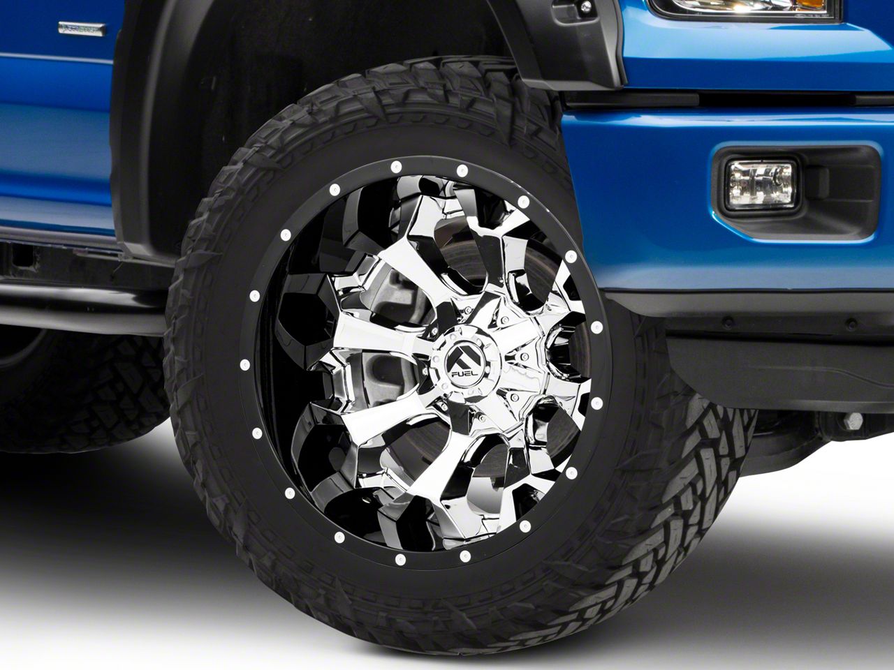Fuel Wheels F150 Assault Chrome 6Lug Wheel; 22x12; 44mm Offset