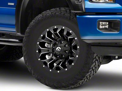 Fuel Wheels Assault Satin Black Milled 6-Lug Wheel; 17x9; -12mm Offset (15-20 F-150)