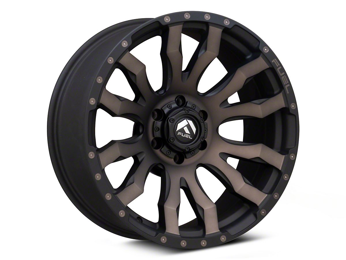 Fuel Wheels F-150 Blitz Matte Black with Double Dark Tint 6-Lug 