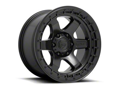 Fuel Wheels Block Beadlock Matte Bronze with Matte Black Ring 6-Lug Wheel; 17x8.5; 0mm Offset (21-25 F-150)