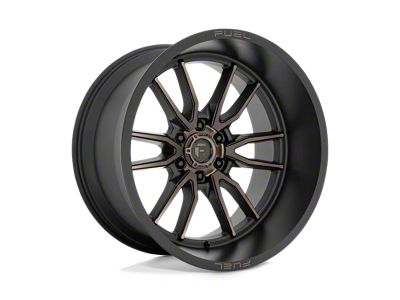 Fuel Wheels Clash Matte Black Double Dark Tint 6-Lug Wheel; 22x12; -44mm Offset (21-24 F-150)