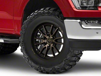 Fuel Wheels Clash Matte Black with Double Dark Tint 6-Lug Wheel; 18x9; -12mm Offset (21-25 F-150)