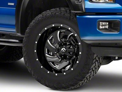 Fuel Wheels Cleaver Gloss Black Milled 6-Lug Wheel; 20x12; -44mm Offset (15-20 F-150)