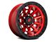 Fuel Wheels Covert Candy Red with Black Bead Ring 6-Lug Wheel; 18x9; 20mm Offset (21-24 F-150)