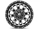 Fuel Wheels Crush Matte Black Machined 6-Lug Wheel; 20x9; 1mm Offset (15-20 F-150)