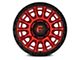 Fuel Wheels Cycle Candy Red with Black Ring 6-Lug Wheel; 20x9; 1mm Offset (21-24 F-150)