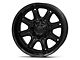 Fuel Wheels Darkstar Matte Black with Gloss Black Lip 6-Lug Wheel; 20x10; -18mm Offset (21-24 F-150)