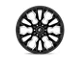 Fuel Wheels Flame Gloss Black Milled 6-Lug Wheel; 22x12; -44mm Offset (21-24 F-150)
