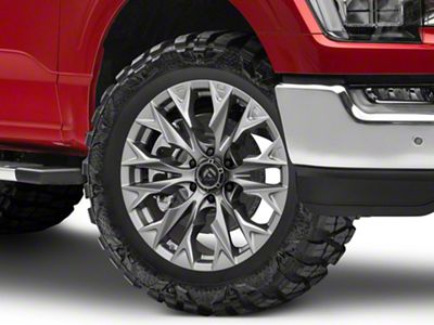 Fuel Wheels Flame Platinum 6-Lug Wheel; 20x9; 1mm Offset (21-25 F-150)