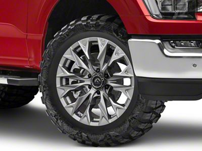 Fuel Wheels Flame Platinum 6-Lug Wheel; 20x9; 1mm Offset (21-24 F-150)