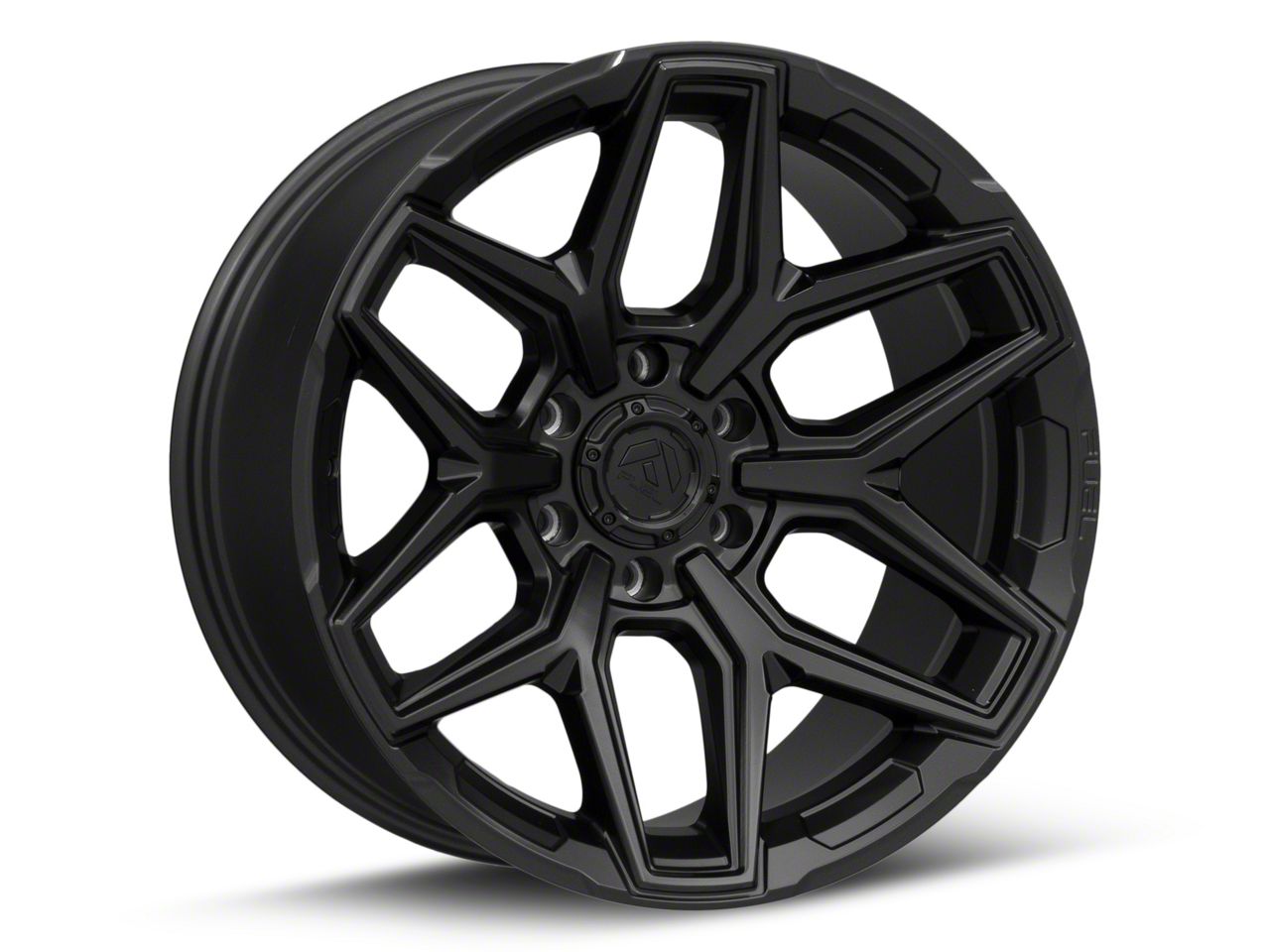 FWL18EX-N 20本(FUKA) Fuel Wheels F-150 Flux Blackout 6-Lug Wheel; 20x10; -18mm