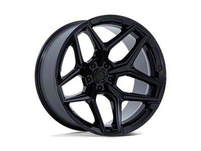 Fuel Wheels Flux Gloss Black 6-Lug Wheel; 22x9.5; 20mm Offset (21-24 F-150)