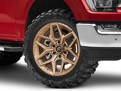 Fuel Wheels Flux Platinum Bronze 6-Lug Wheel; 20x10; -18mm Offset (21-25 F-150)