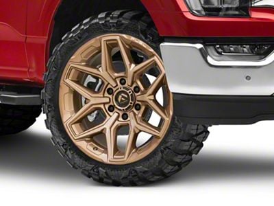 Fuel Wheels Flux Platinum Bronze 6-Lug Wheel; 22x10; -18mm Offset (21-25 F-150)