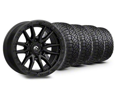 18x9 Fuel Rebel Wheel & 33in NITTO All-Terrain Ridge Grappler A/T Tire Package (15-20 F-150)