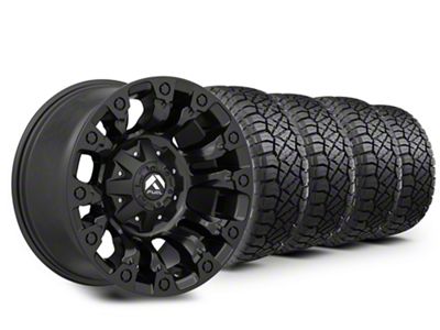 18x9 Fuel Vapor Wheel & 33in NITTO All-Terrain Ridge Grappler A/T Tire Package (15-20 F-150)