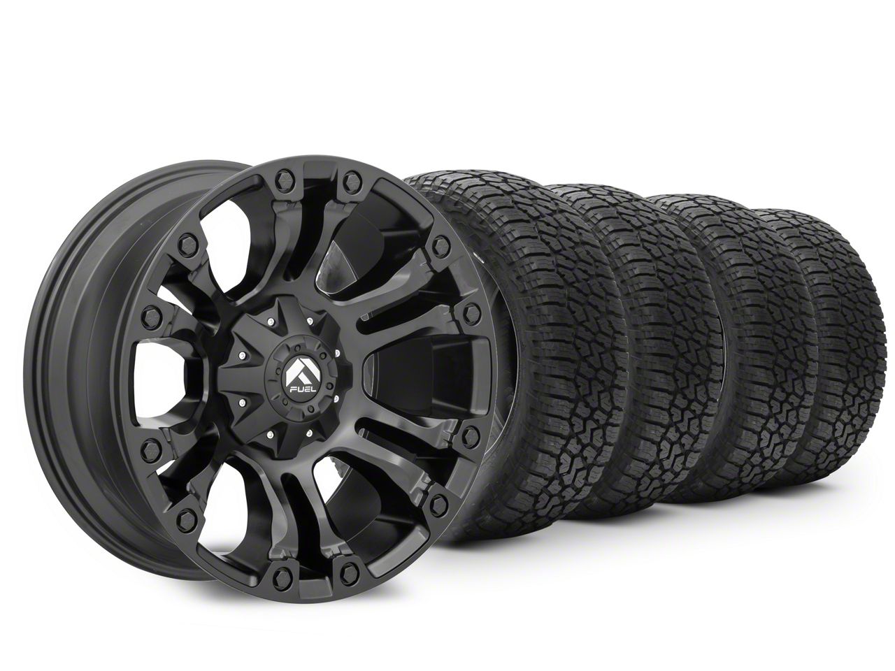 F150 20x9 Fuel Vapor Wheel & 33in Falken AllTerrain Wildpeak A/T3W