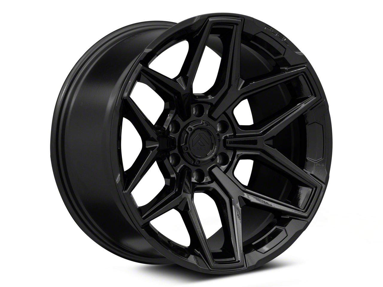 Fuel Wheels F-150 Fusion Forged Flux Gloss Black 6-Lug Wheel; 17x9 