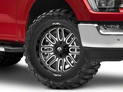 Fuel Wheels Ignite Gloss Black Milled 6-Lug Wheel; 20x10; -18mm Offset (21-25 F-150)