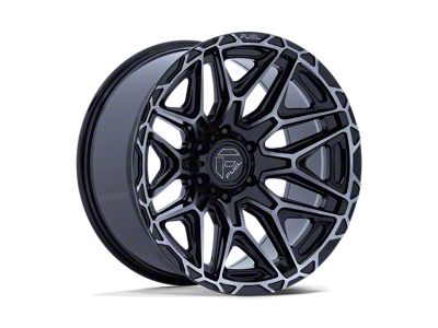 Fuel Wheels Injector Gloss Black Machined Face with Dark Tint 6-Lug Wheel; 20x10; -18mm Offset (21-26 F-150)